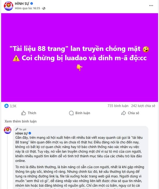 “Tài liệu 88 trang” ở Lạng Sơn: Tin đồn lan truyền chóng mặt và nguy cơ mất an toàn trên mạng