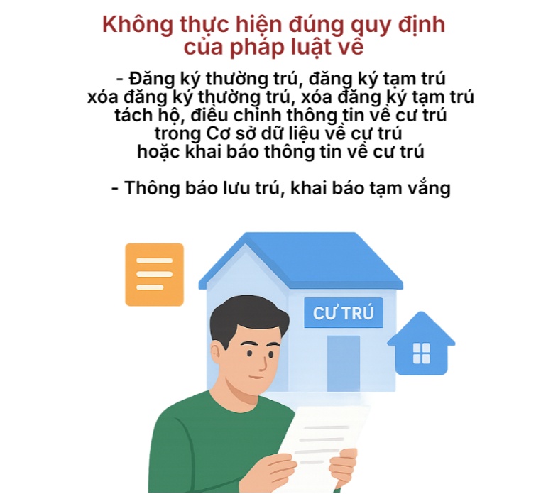 Thông báo nóng: Hàng loạt lỗi tạm trú, tạm vắng bị phạt tới 8 triệu – Người dân cần kiểm tra ngay!