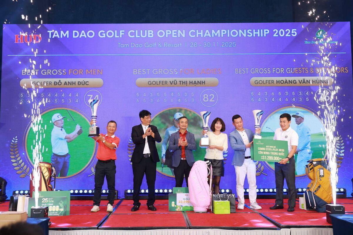 Hơn 700 golfer tranh tài ấn tượng và cảm xúc tại giải Tam Dao Golf Club Open Championship 2025