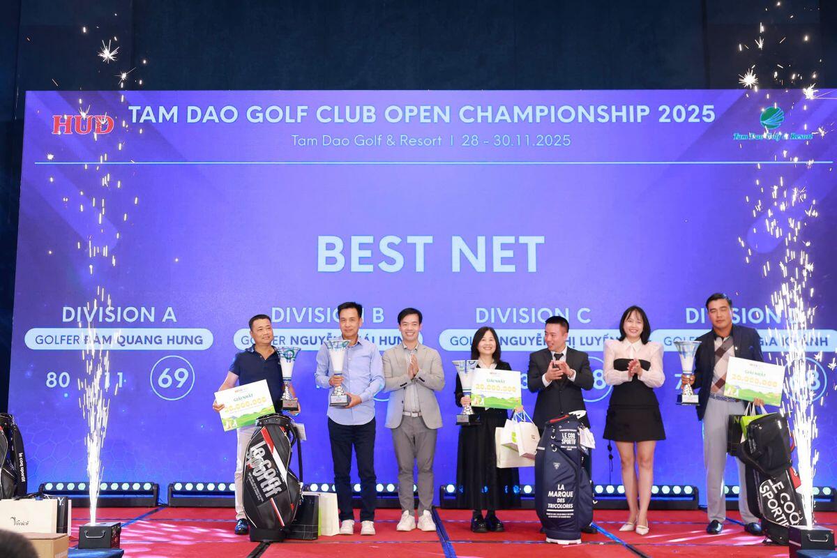 Hơn 700 golfer tranh tài ấn tượng và cảm xúc tại giải Tam Dao Golf Club Open Championship 2025
