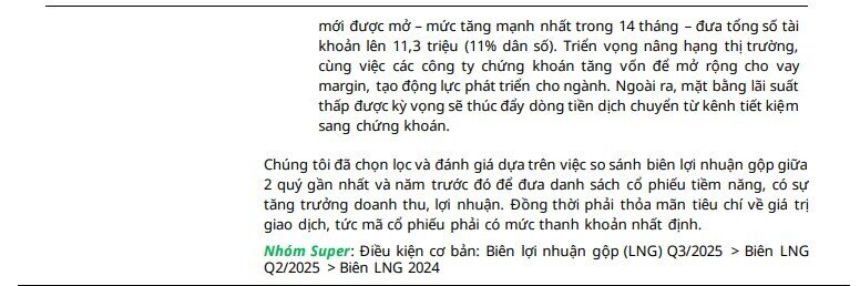 Danh sách cổ phiếu tăng trưởng có KQKD tốt, thanh khoản cao xứng đáng đầu tư