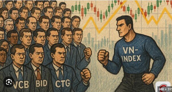 Tháng 11 bão đỏ trên sàn: Vốn hóa ngân hàng giảm gần 2%, Vietcombank mất 18.000 tỷ