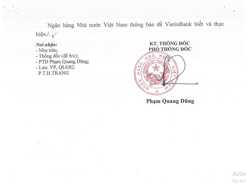 VietinBank được NHNN chấp thuận tăng vốn lên hơn 77.000 tỷ đồng