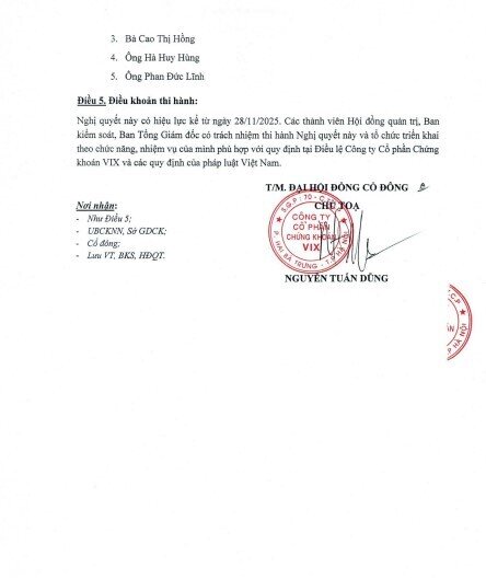 Chứng khoán VIX bất ngờ điều chỉnh tăng chỉ tiêu lợi nhuận lên 5.200 tỷ đồng