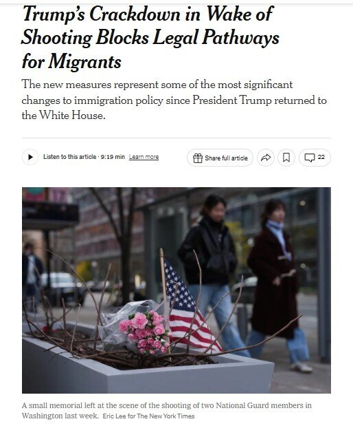 19 quốc gia Mỹ tạm dừng nhập cư