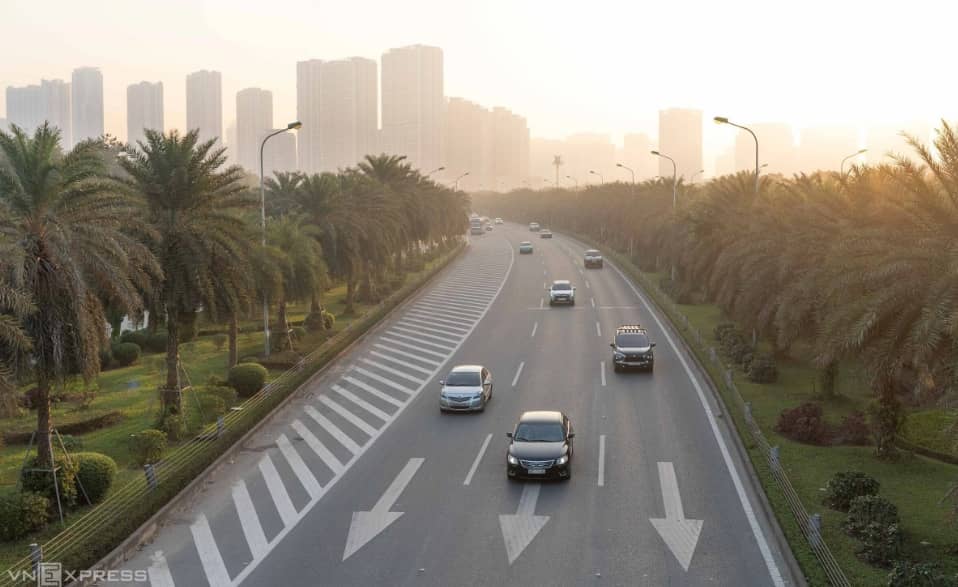 Hà Nội ô nhiễm không khí từ sáng đến đêm