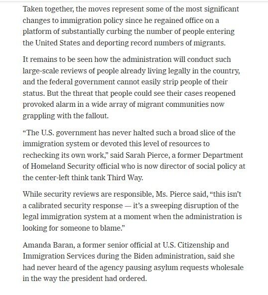 19 quốc gia Mỹ tạm dừng nhập cư