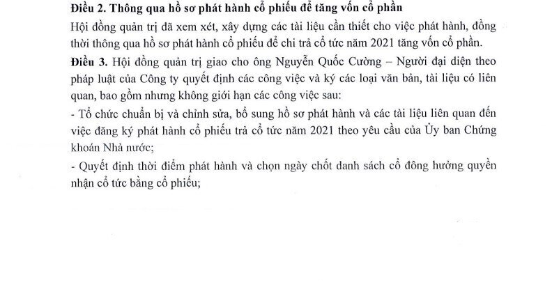 QCG sắp phát hành hơn 27 triệu cổ phiếu trả cổ tức năm 2021