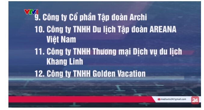 Điểm mặt 12 công ty du lịch bị tố lừa đảo hàng trăm khách hàng