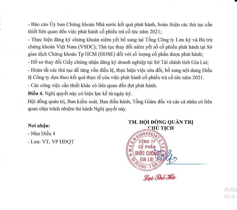 QCG sắp phát hành hơn 27 triệu cổ phiếu trả cổ tức năm 2021