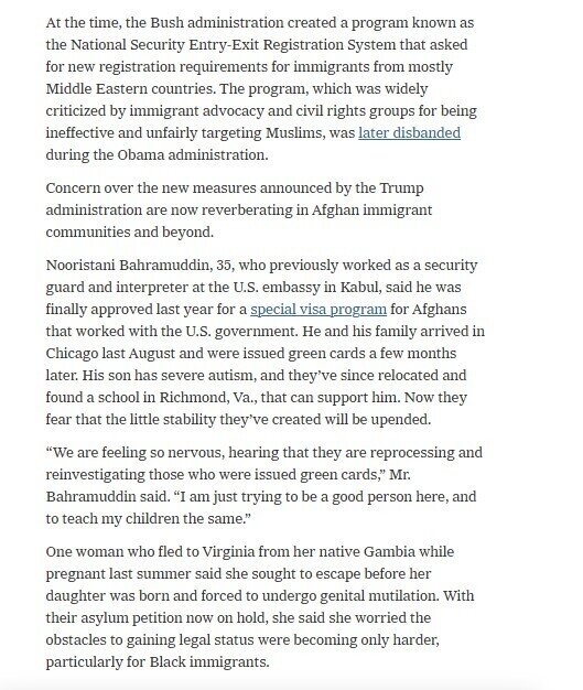 19 quốc gia Mỹ tạm dừng nhập cư