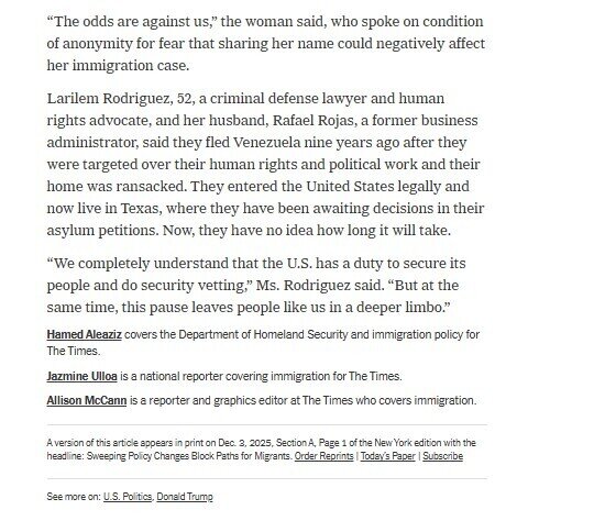 19 quốc gia Mỹ tạm dừng nhập cư