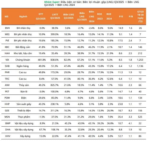 18 siêu cổ phiếu tiềm năng: Biên lãi gộp tăng phi mã, nhà đầu tư không thể bỏ qua