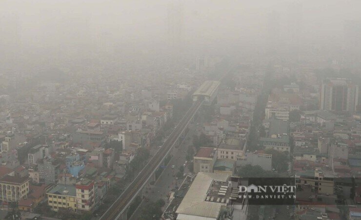 Ô nhiễm không khí tại Hà Nội lên mức báo động