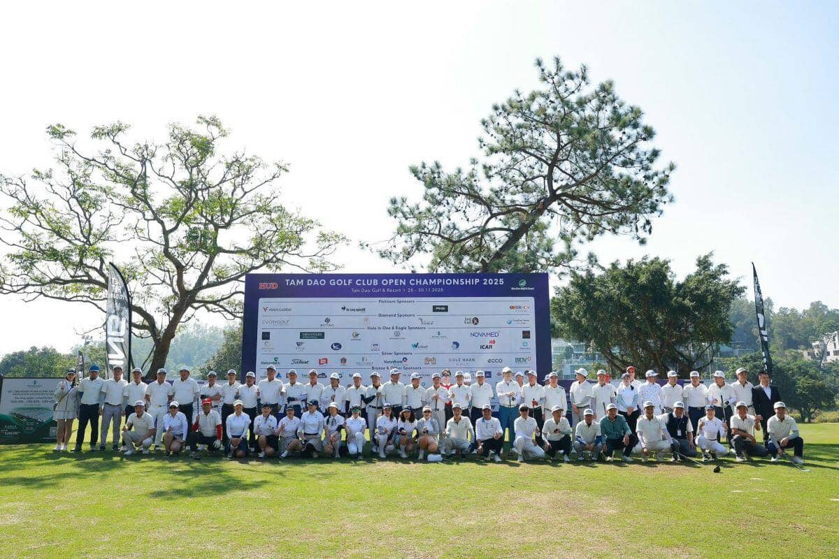 Hơn 700 golfer tranh tài ấn tượng và cảm xúc tại giải Tam Dao Golf Club Open Championship 2025