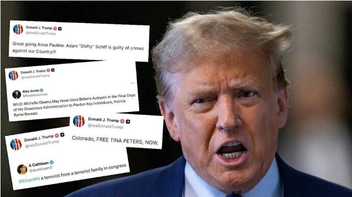 Ông Trump “xả” 160 bài trong 5 giờ: Đêm cuồng đăng gây chấn động Truth Social