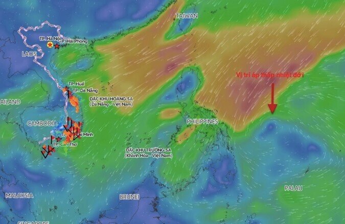 Biển Đông có thể sắp xuất hiện bão số 16