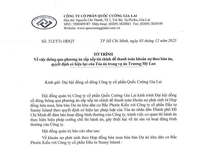 QCG muốn bán công ty con để trả nợ, bà Trương Mỹ Lan sắp nhận thêm nghìn tỷ đồng