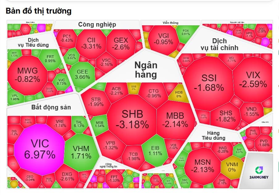 VN-Index tăng 8 phiên liền nhưng danh mục NĐT vẫn "đỏ lửa": Vì sao thị trường "xanh mặt – tài khoản đỏ rực"?