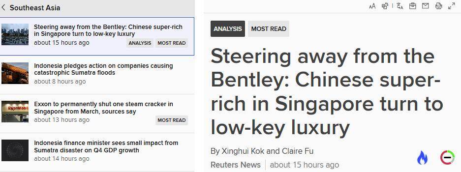 Dân siêu giàu Trung Quốc "di trú" qua Singapore giờ cũng ít dần