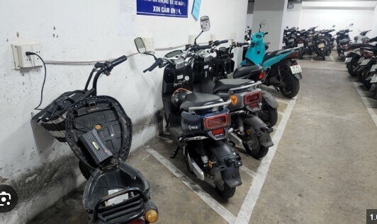 Phương án chỗ để xe điện ở chung cư khi cấm xe xăng
