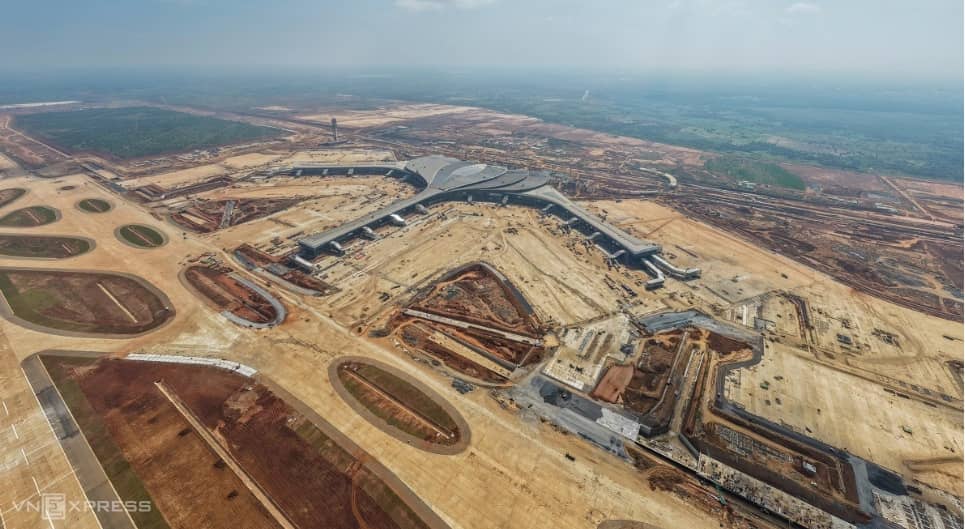 Nhiều hạng mục tại sân bay Long Thành lộ diện