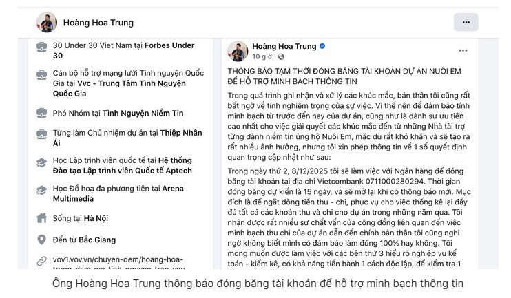 Bất ngờ với "Hệ sinh thái Nuôi em" do ông Hoàng Hoa Trung điều phối