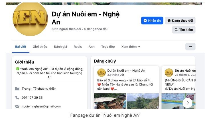 Người phụ trách dự án Nuôi em Nghệ An "mất liên lạc", luật sư nói về dấu hiệu vi phạm
