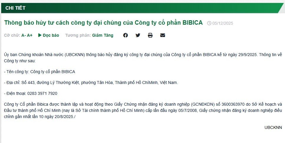 Nước sạch Sông Đà và Bibica chính thức bị huỷ tư cách đại chúng