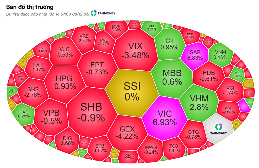 VN-Index nối dài chuỗi 9 phiên tăng, nhưng danh mục NĐT vẫn nằm đáy