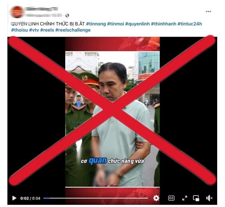 Thực hư chuyện MC Quyền Linh bị bắt