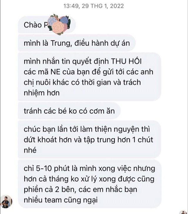 Rộ tin nhắn “ép” mạnh thường quân của dự án "Nuôi Em": Dư luận bức xúc, niềm tin bị lung lay