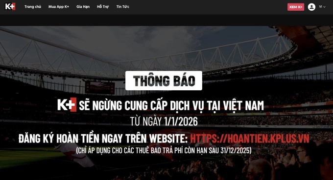 Truyền hình K+ dừng phát sóng sau 16 năm