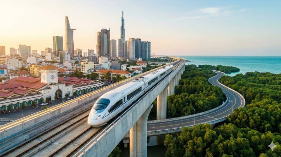 Vingroup lập kỳ tích: Khởi công đường sắt cao tốc chưa đầy một năm, vượt xa tốc độ thế giới