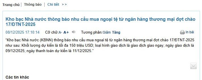 KBNN sắp bơm gần 3.600 tỷ đồng cho hệ thống ngân hàng