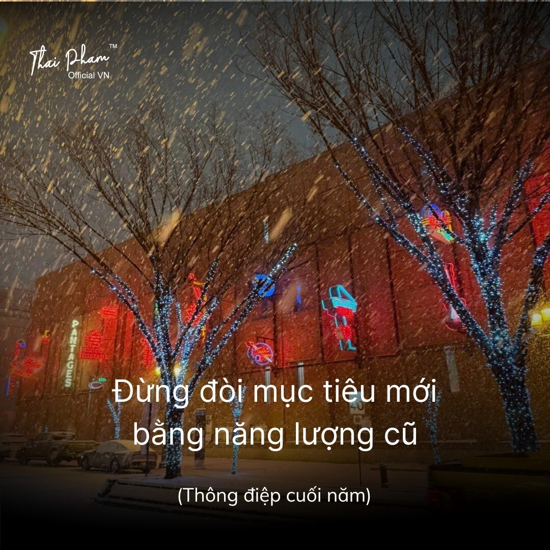 Đừng đòi mục tiêu mới bằng năng lượng cũ