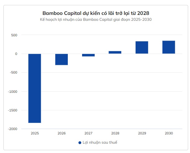 Bamboo Capital dự định thua lỗ đến năm 2027