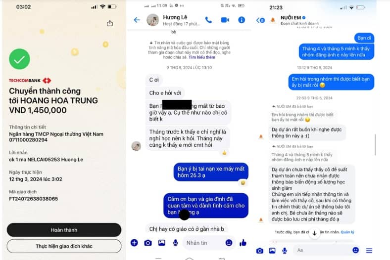 'Nuôi em' vẫn nhận tiền mạnh thường quân dù bé 'được nuôi' đã mất do tai nạn