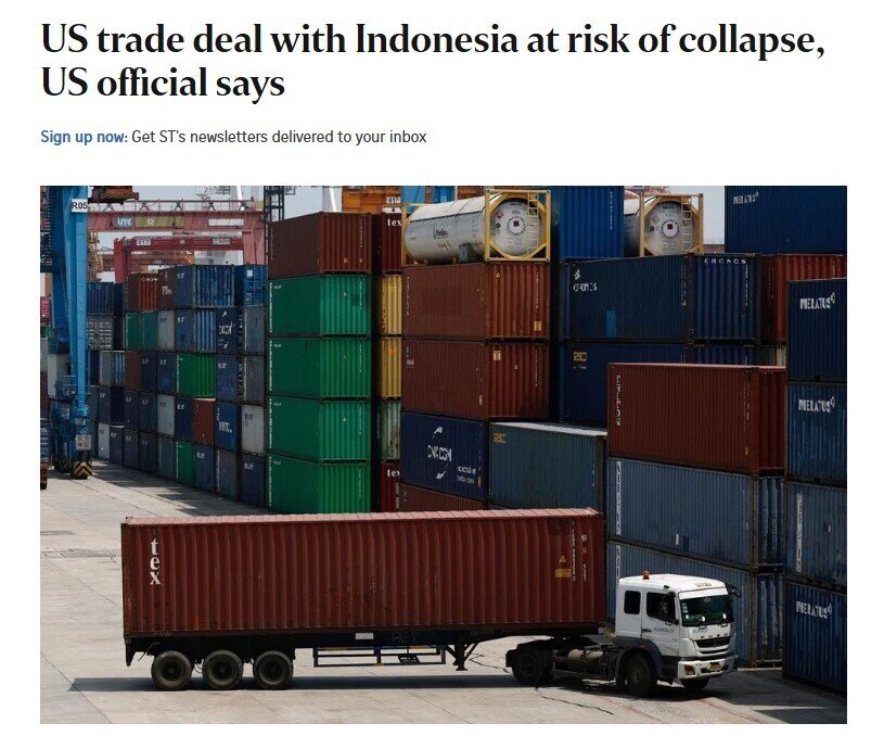 Thỏa thuận thương mại giữa Mỹ và nền kinh tế lớn nhất ĐNA có nguy cơ 'sụp đổ', chuyện gì đã xảy ra?