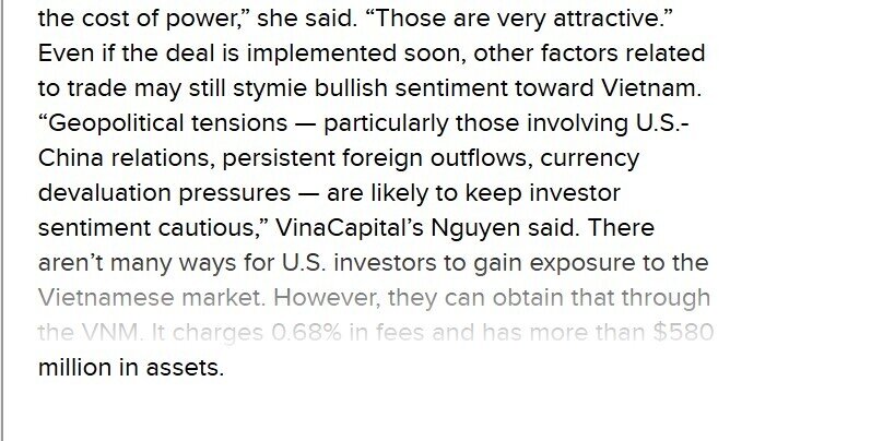 CNBC: TTCK Việt sẽ tăng mạnh trong 2026