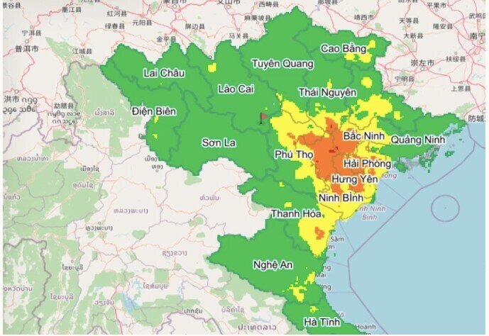 Hà Nội ô nhiễm không khí nghiêm trọng nhất từ đầu mùa đông