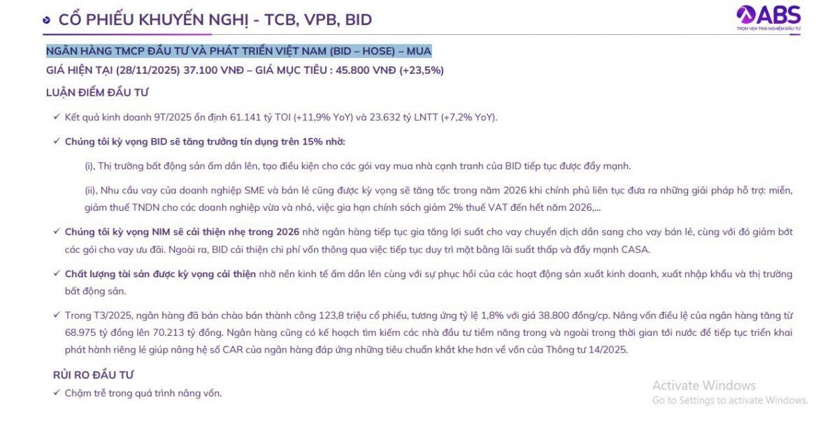 Vì sao 3 mã ngân hàng này được khuyến nghị mua cho năm 2026?