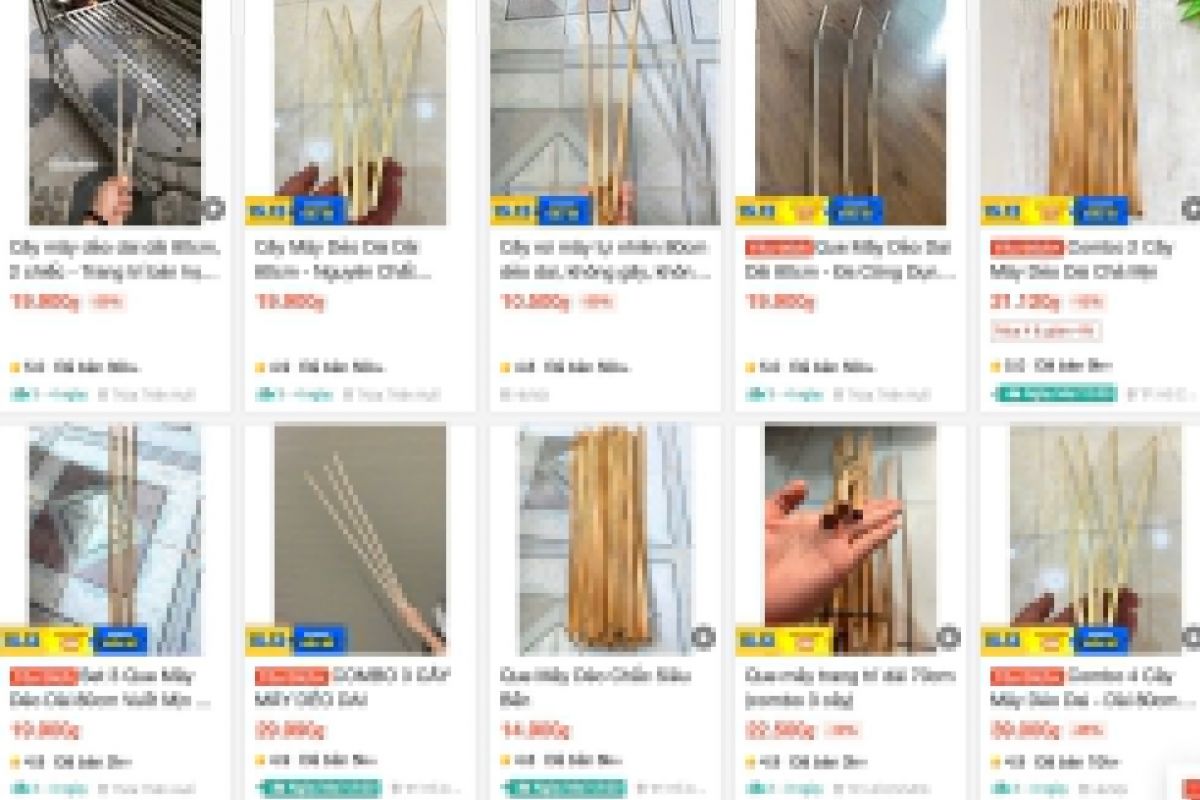 Hiện tượng lạ trên chợ mạng: Roi mây “gia pháp” được săn lùng, có shop bán 50.000 cây
