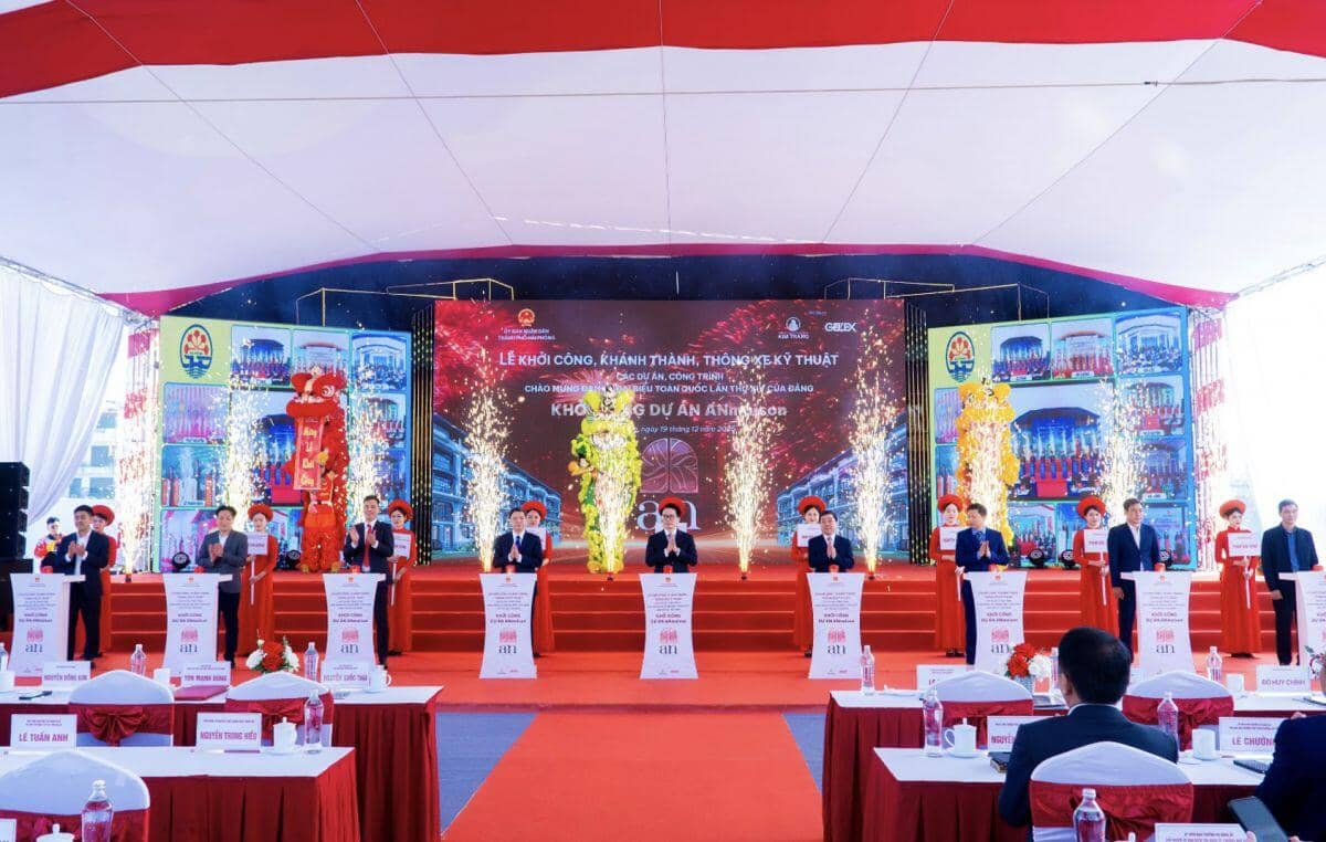 Hạ tầng GELEX khởi công khu đô thị nhà ở thấp tầng ANmaison tại Hải Phòng