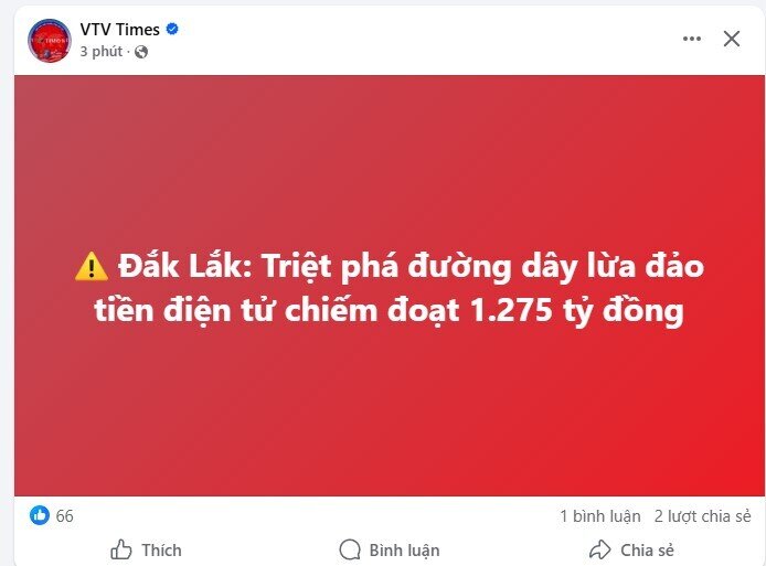 Triệt phá đường dây lừa đảo tiền điện tử chiếm đoạt 1.275 tỷ đồng