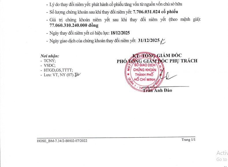 Gần 3,9 tỷ cổ phiếu Vingroup sắp về tài khoản nhà đầu tư