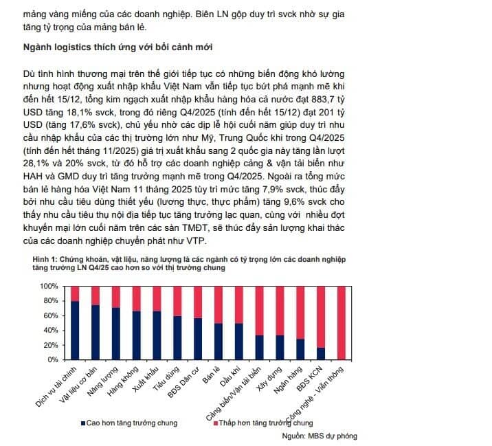 Dự báo KQKD 4 của 62 doanh nghiệp với nhiều cái tên hot VIC, VHM, HPG, DGC, TCB... Top 1 tăng trưởng gần 17.000%