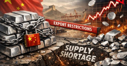 Từ ngày 1/1/2026 Trung Quốc áp dụng cơ chế cấp phép đặc biệt đối với xuất khẩu bạc
