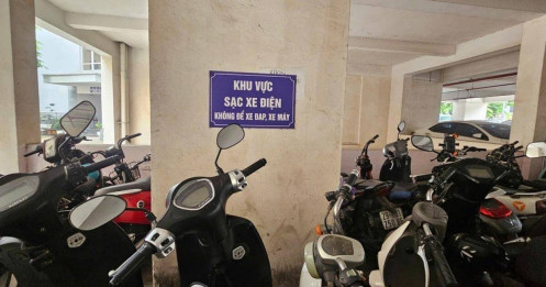 Chung cư xây mới dự kiến phải có khu để xe điện riêng