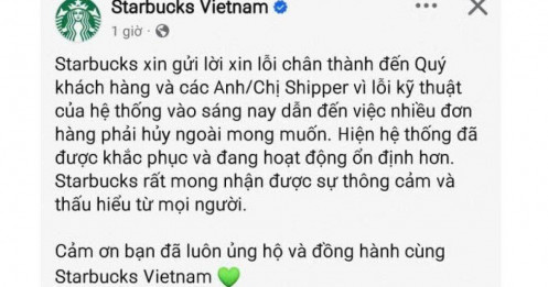 Điều gì đã xảy ra khiến Starbucks Việt Nam phải xin lỗi khách hàng?